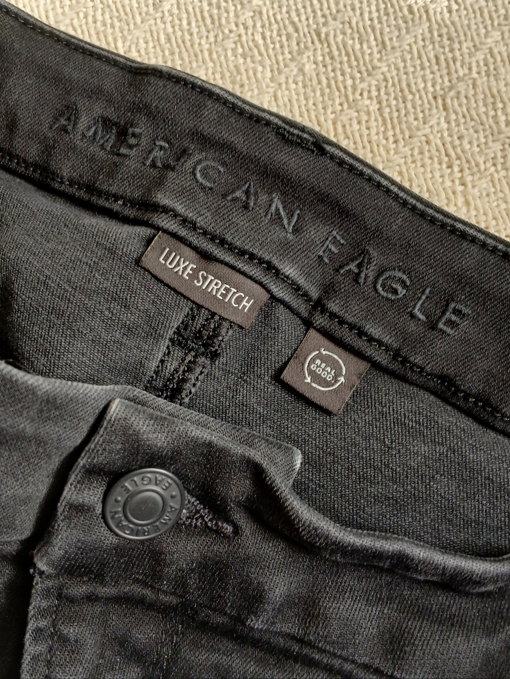 aeo ♡ bff jegging luxe stretch black xl indie sleaze whimsigoth comfort minimal - Picture 5 of 11